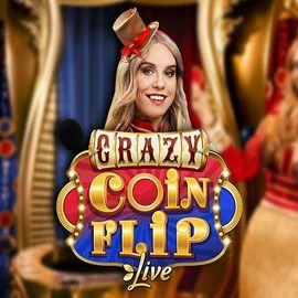 Crazy Coin Flip slot icon by Evolution, available at Gangstasino Casino