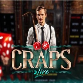 Live Craps logo by Evolution at Gangstasino Casino